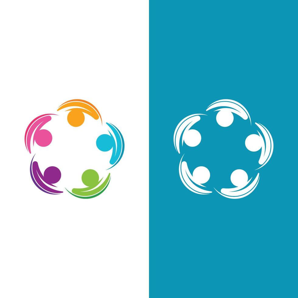 Community, network and social icon vector