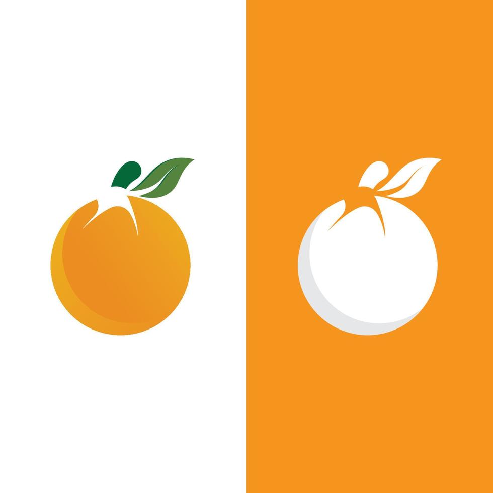 diseño de logotipo naranja vector