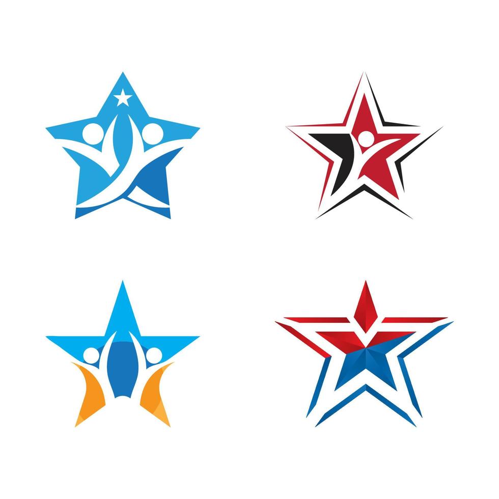 Star icon template vector