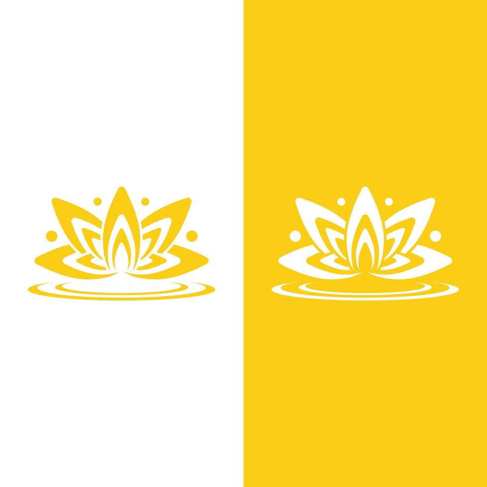 Beauty vector lotus icon