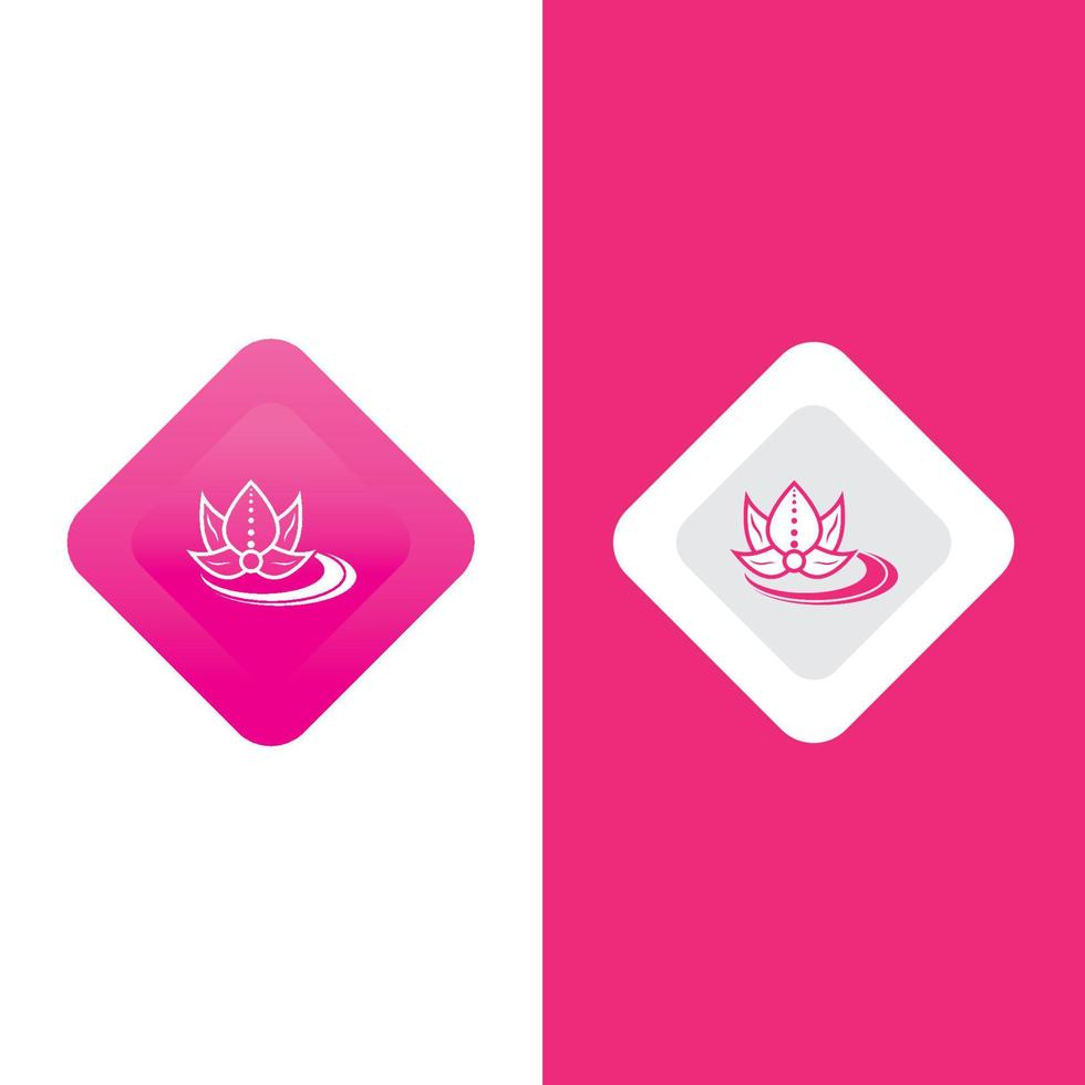 Beauty vector lotus icon