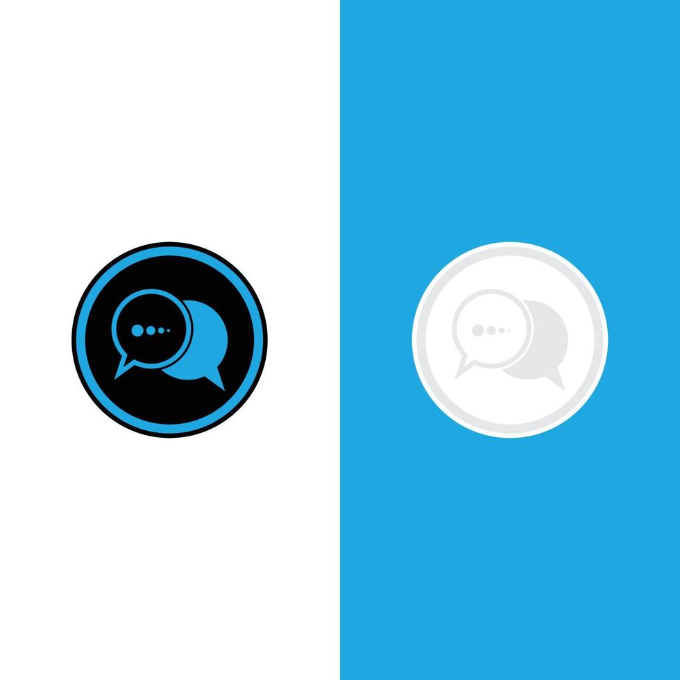 Speech bubble icon vector illustration