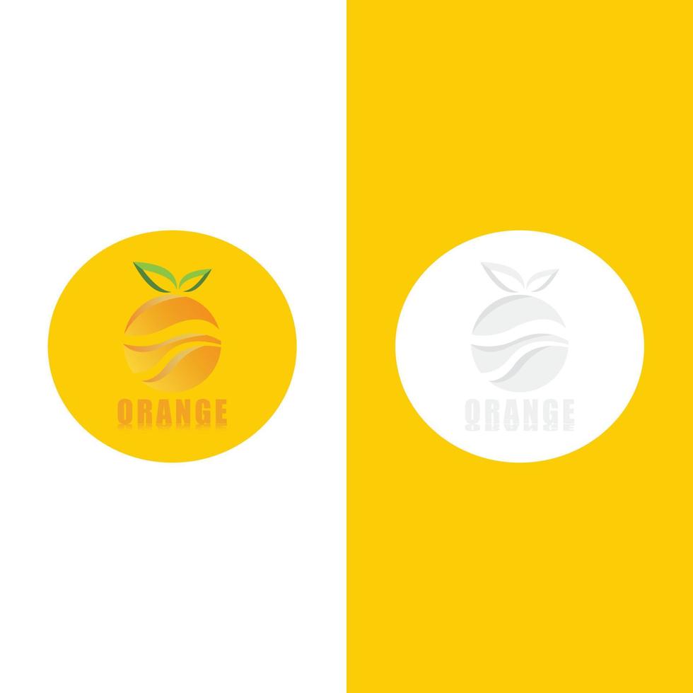 Orange logo design vector
