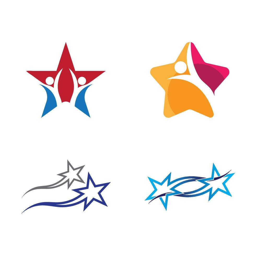 Star icon template vector