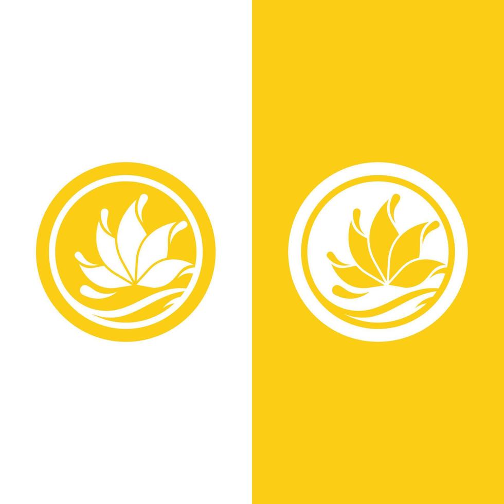Beauty vector lotus icon