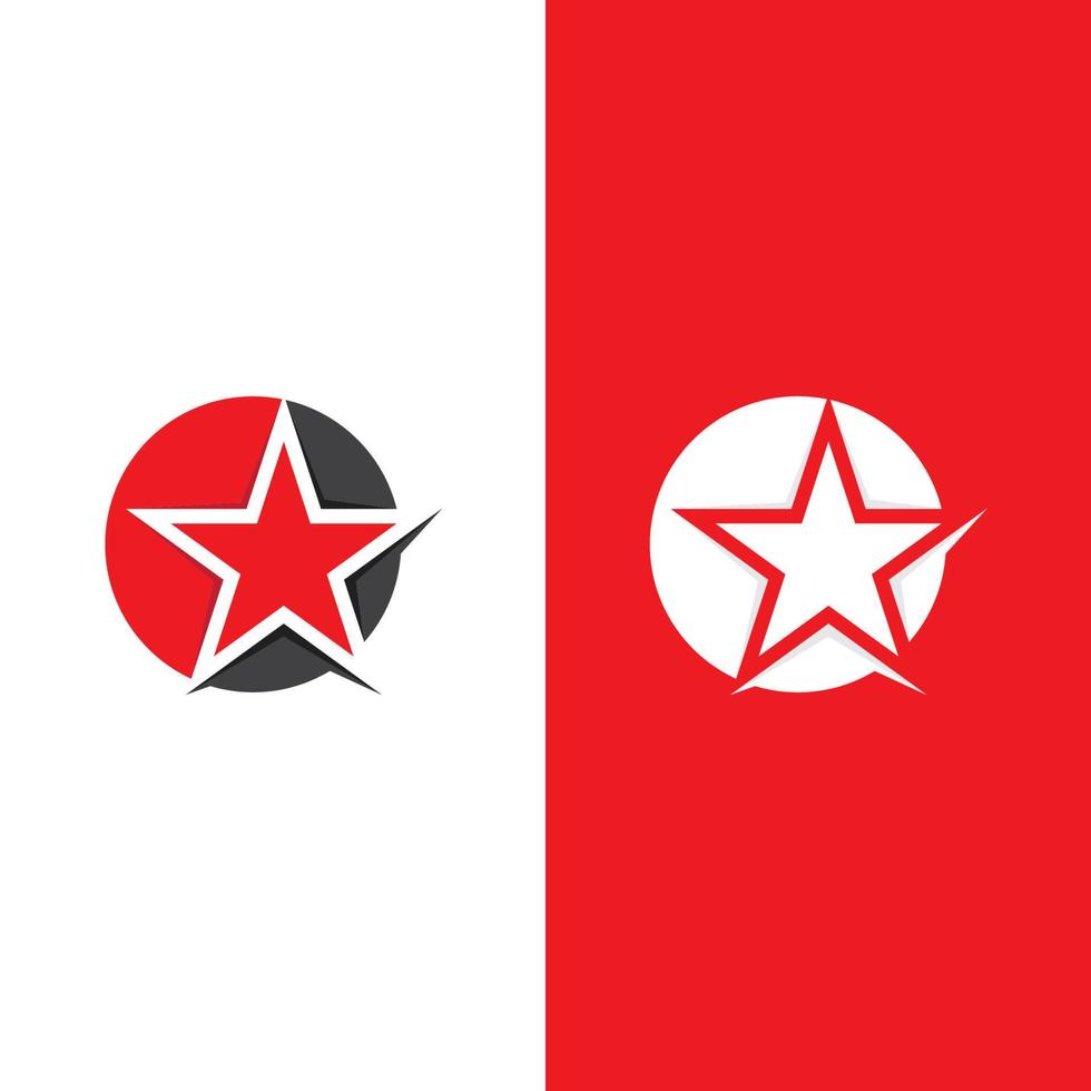 Star icon template vector