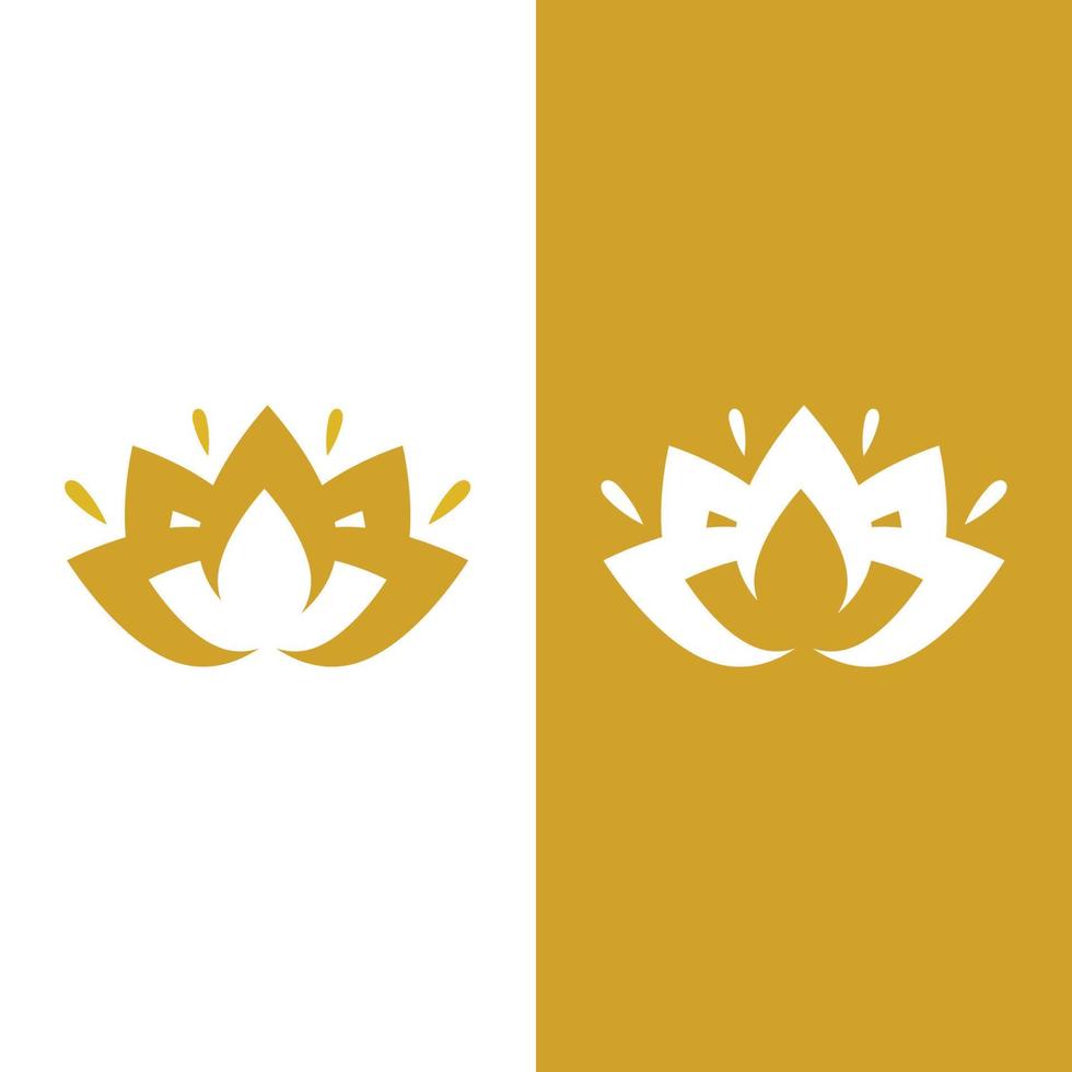 Beauty vector lotus icon