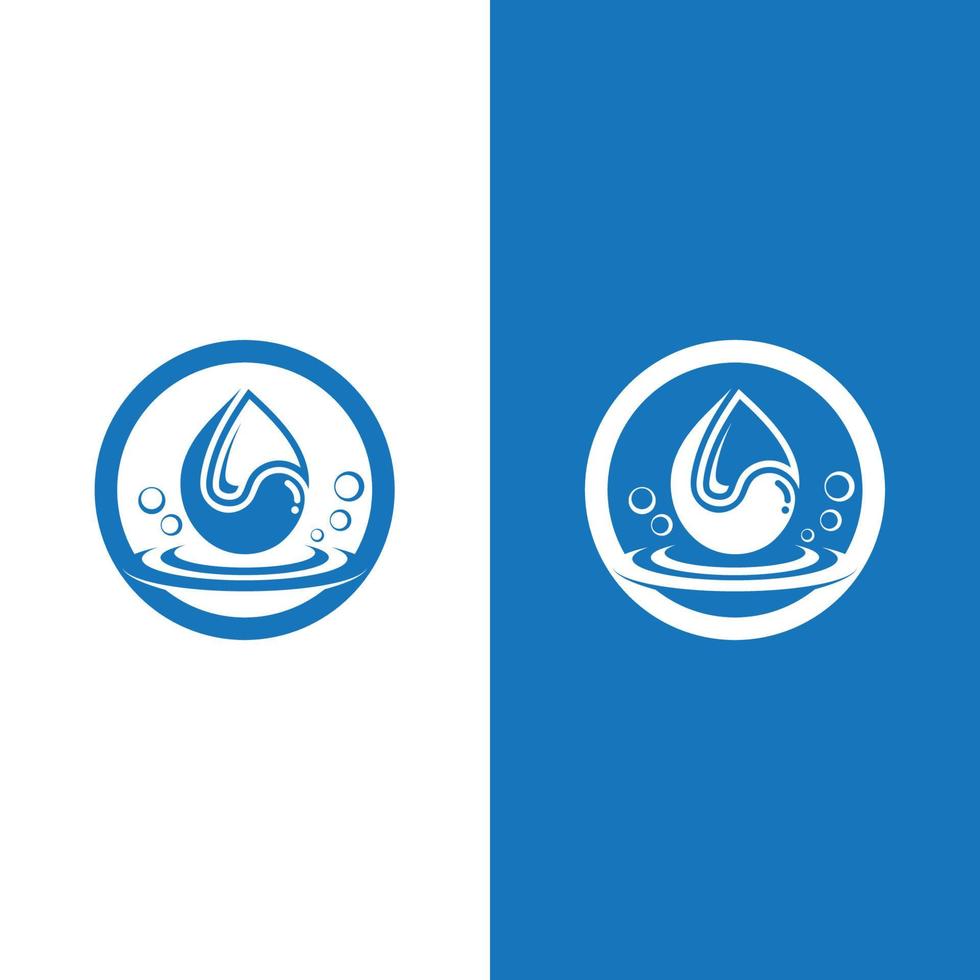 vector de plantilla de logotipo de gota de agua