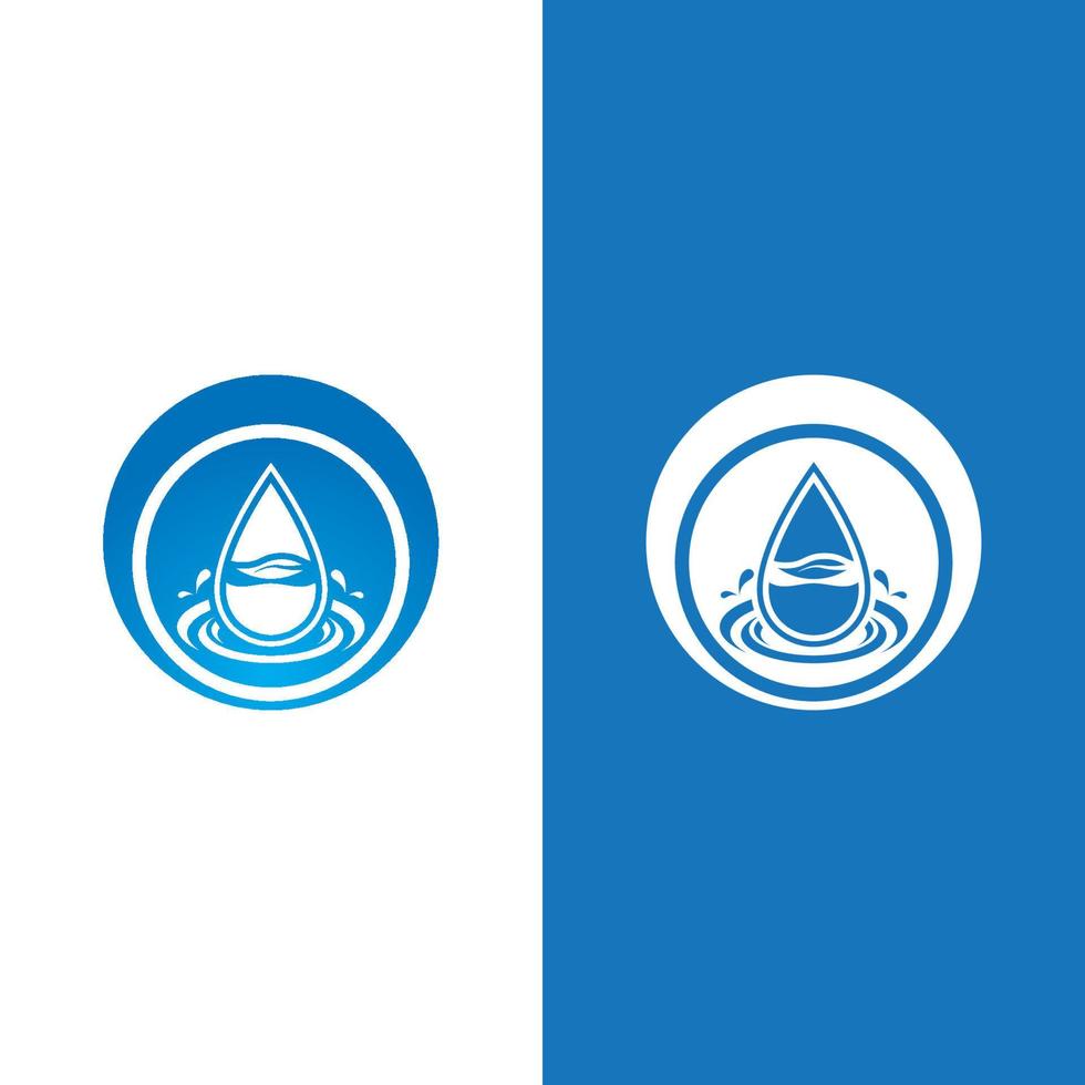 vector de plantilla de logotipo de gota de agua