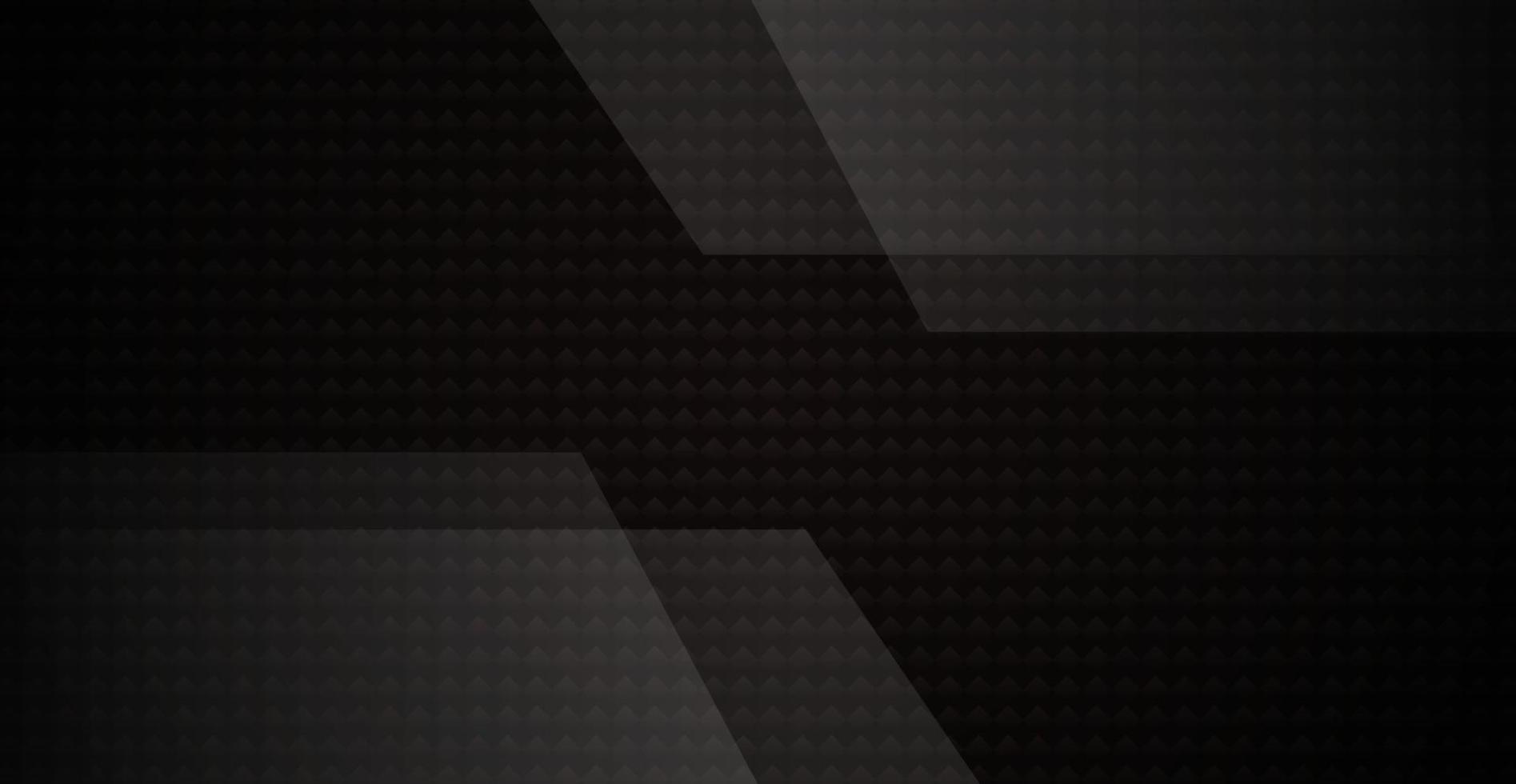 Black abstract geometric texture background. Modern shape concept. eps10 vector