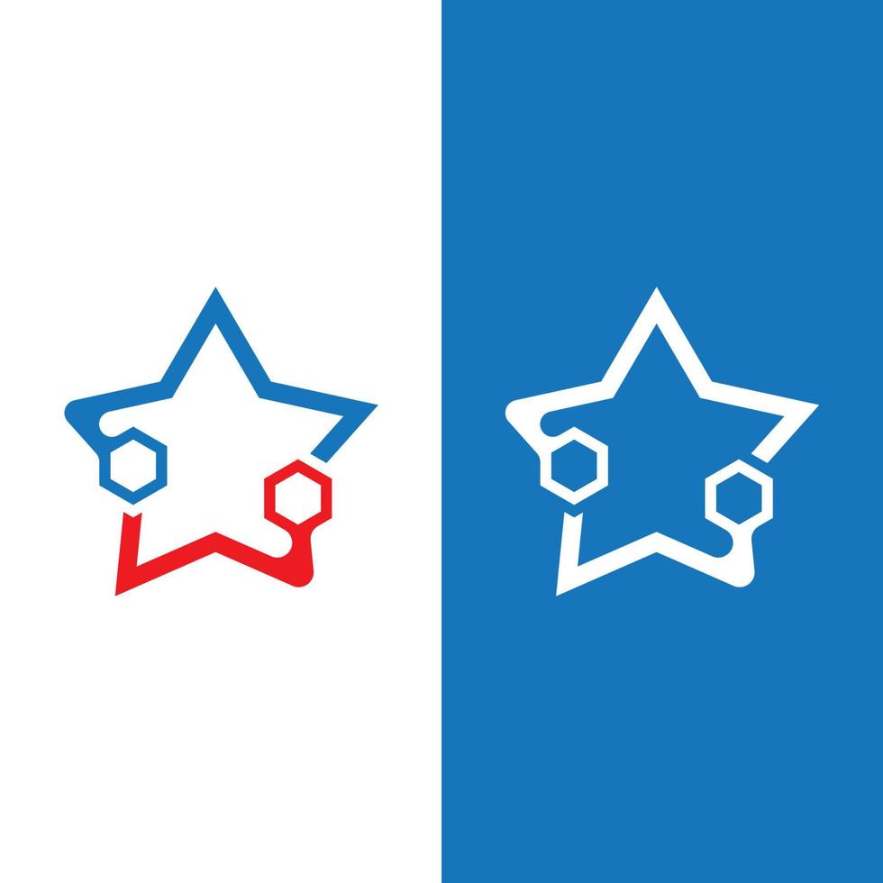 Star icon template vector