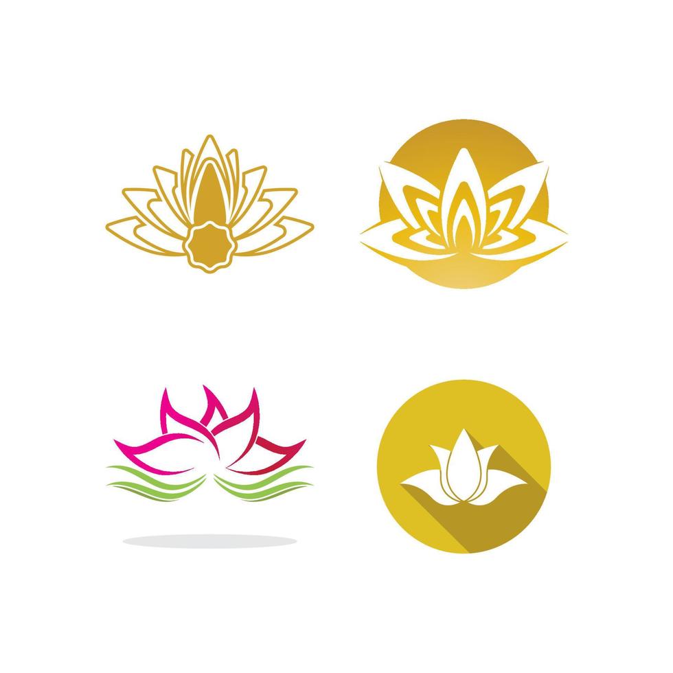 Beauty vector lotus icon