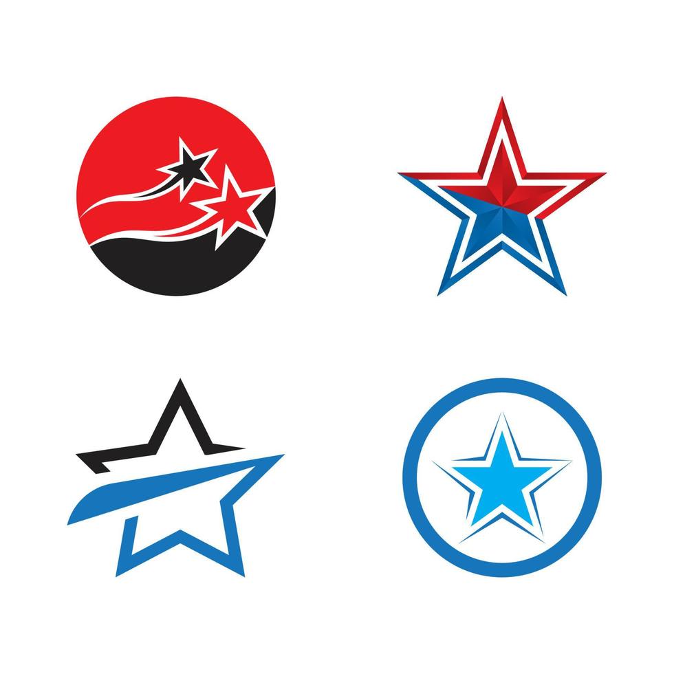 Star icon template vector