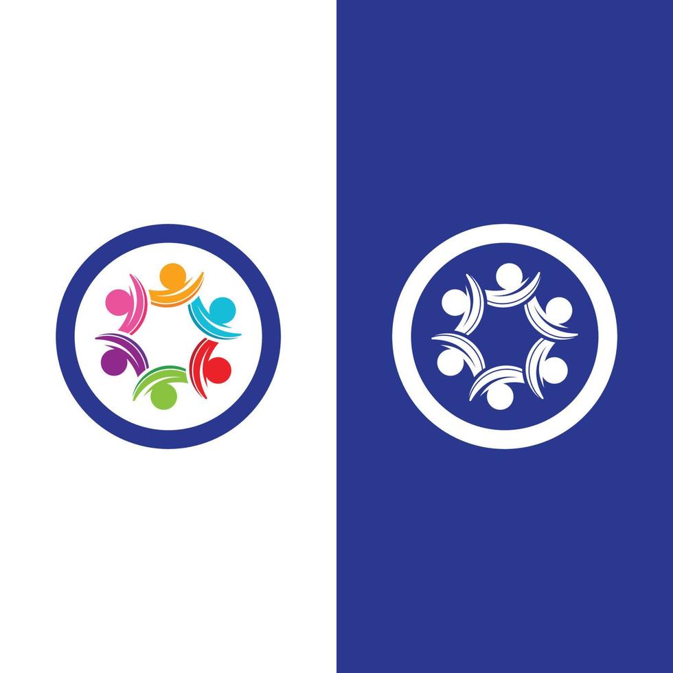 Community, network and social icon vector