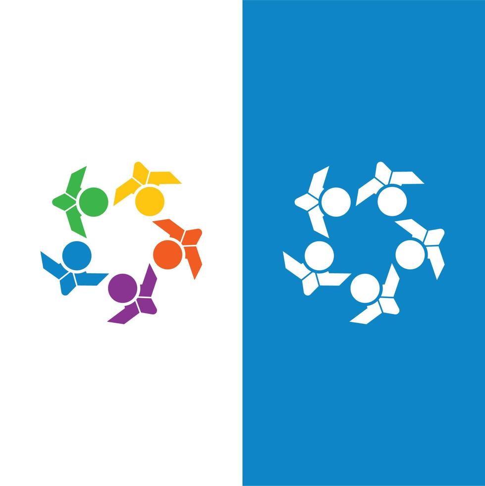 Community, network and social icon vector