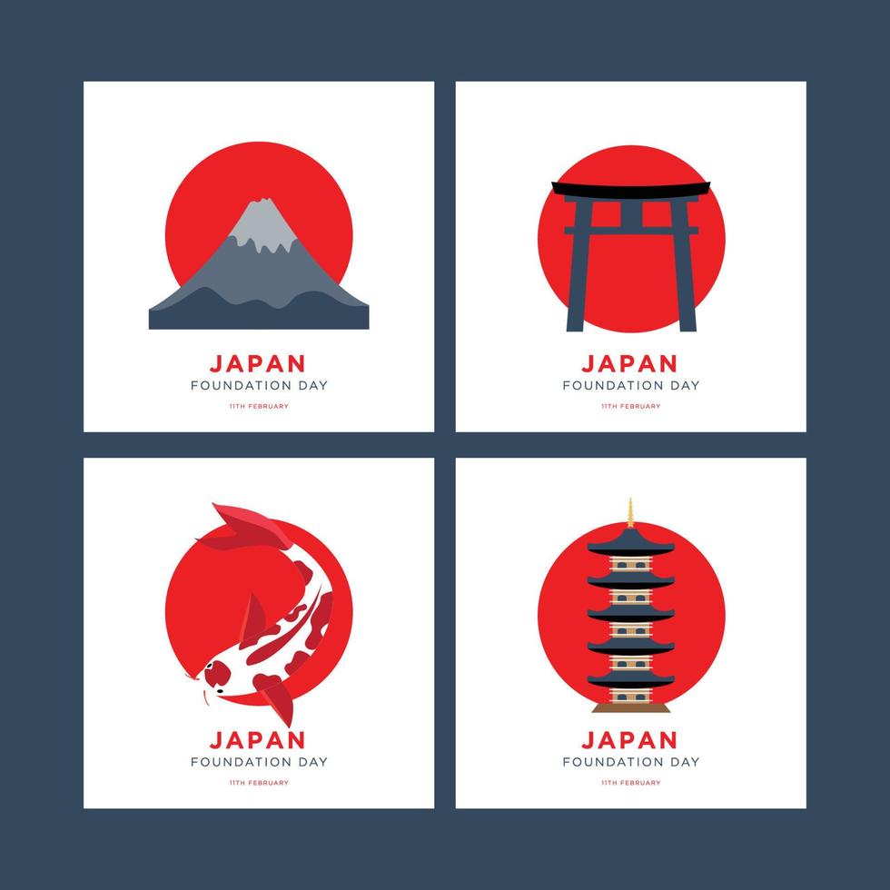 Japan icon flat design vector