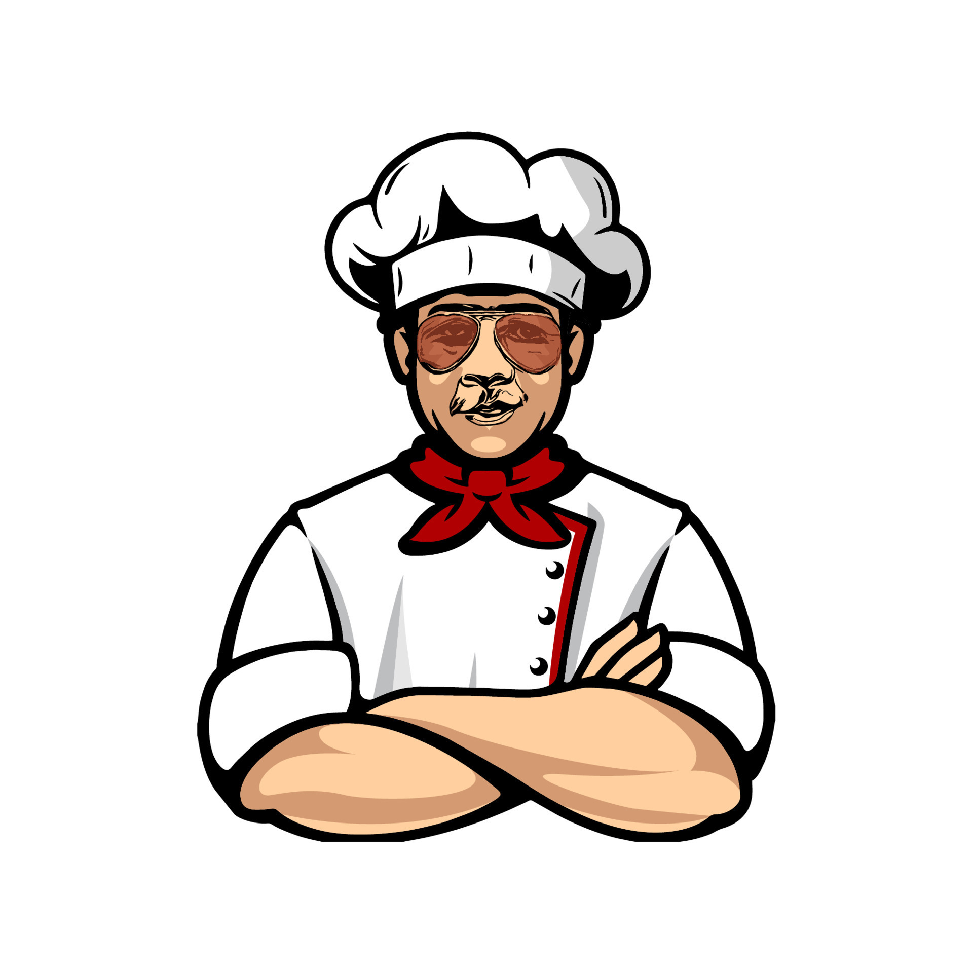 Chef cartoon character vector logo 8962655 Vector Art at Vecteezy Chef cartoon character vector logo 8962655 Vector Art at Vecteezy