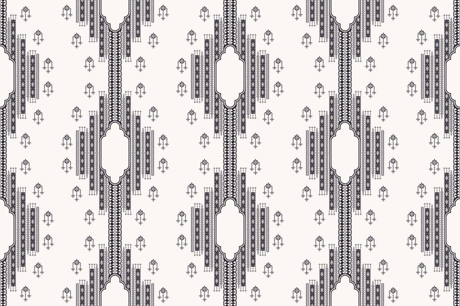 Ethnic aztec geometric shape seamless pattern background. Use for fabric, textile, interior decoration elements, upholstery, wrapping. vector
