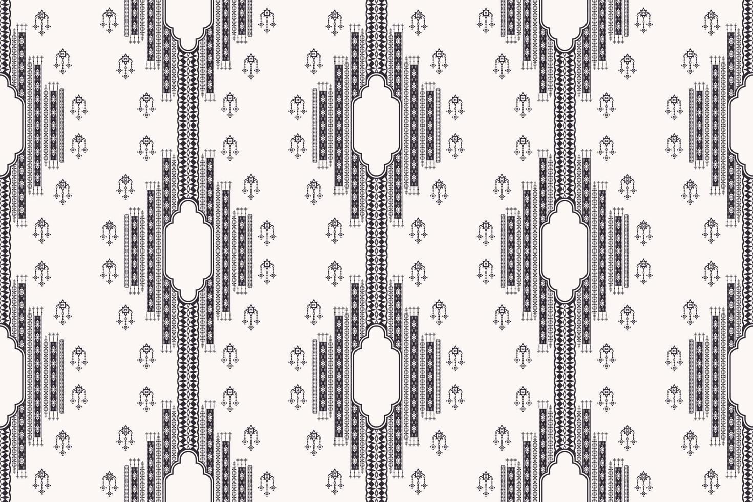 Ethnic aztec geometric shape seamless pattern background. Use for fabric, textile, interior decoration elements, upholstery, wrapping. vector