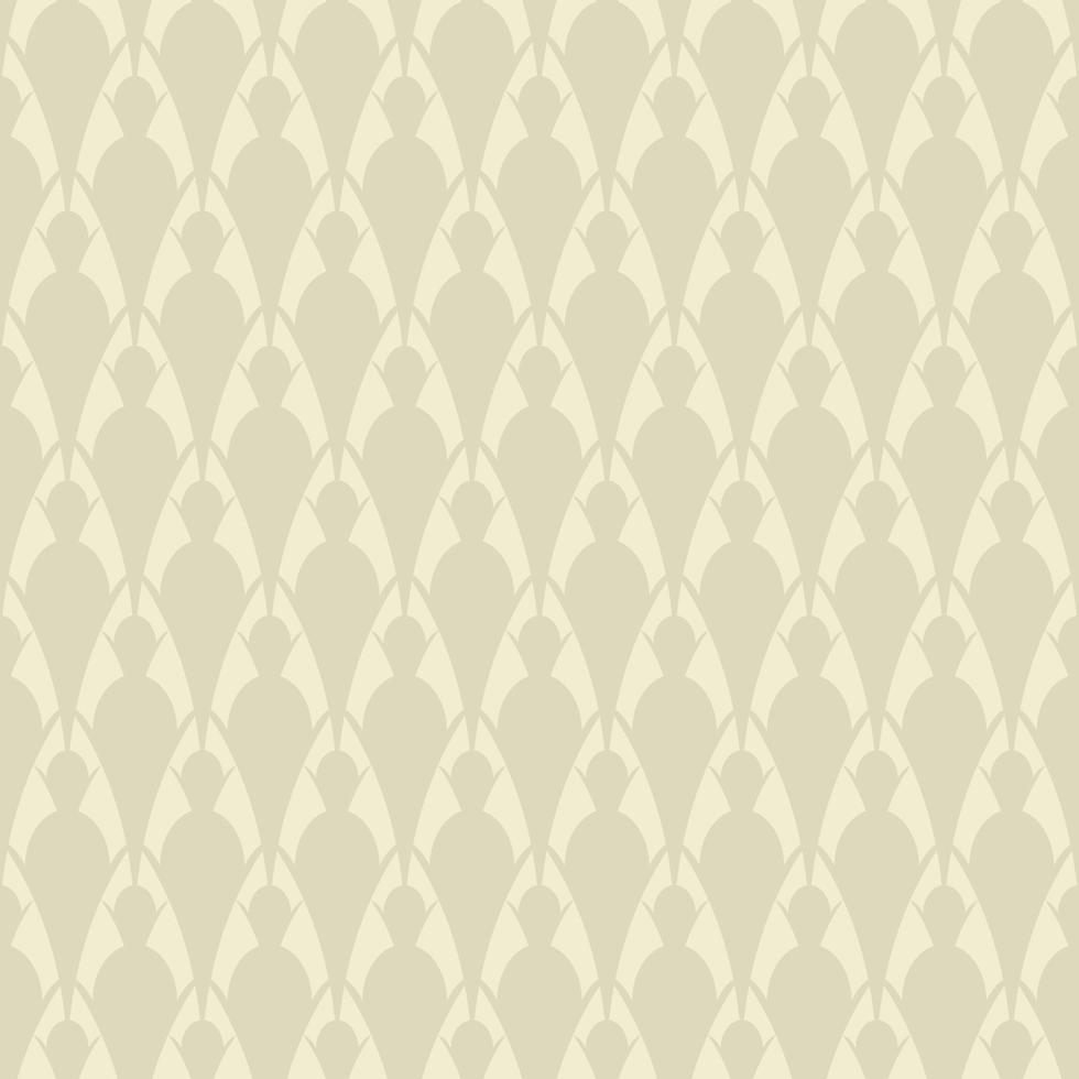 Abstract geometric shape cream grey color seamless surface pattern background. Use for fabric, textile, interior decoration elements, upholstery, wrapping. vector