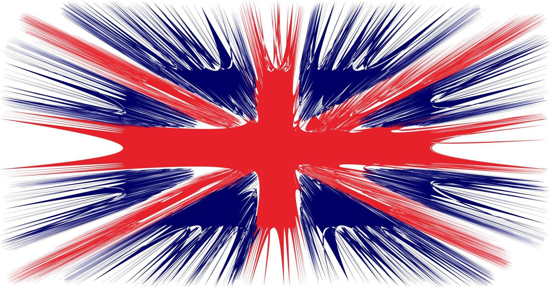 United Kingdom, UK flag, Great Britain flag vector