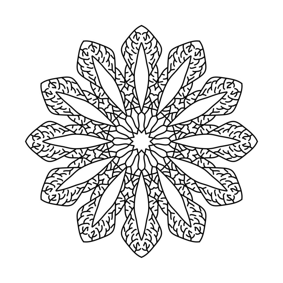 patrón de mandala abstracto, bueno para adorno, decoración floral o fondo de papel tapiz vector