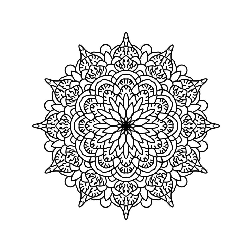 Abstract mandala pattern, good for ornament, floral decoration, or wallpaper background vector