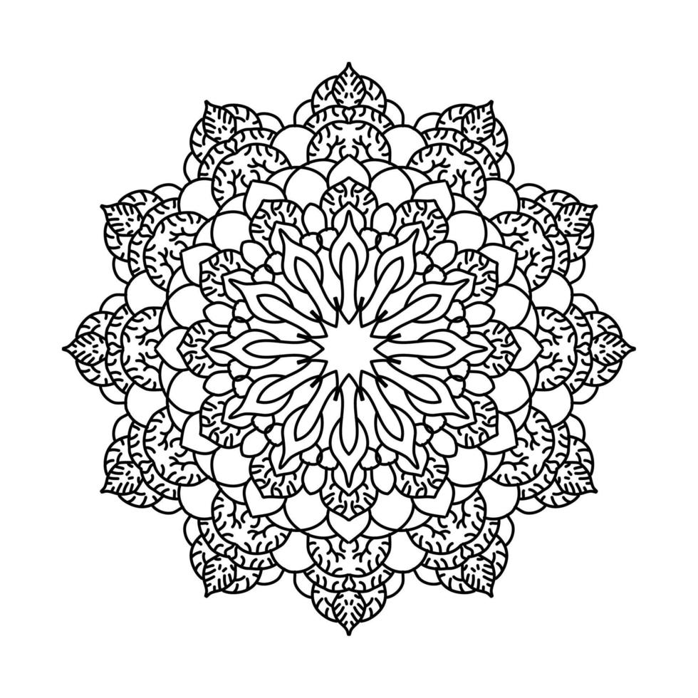 Abstract mandala pattern, good for ornament, floral decoration, or wallpaper background vector