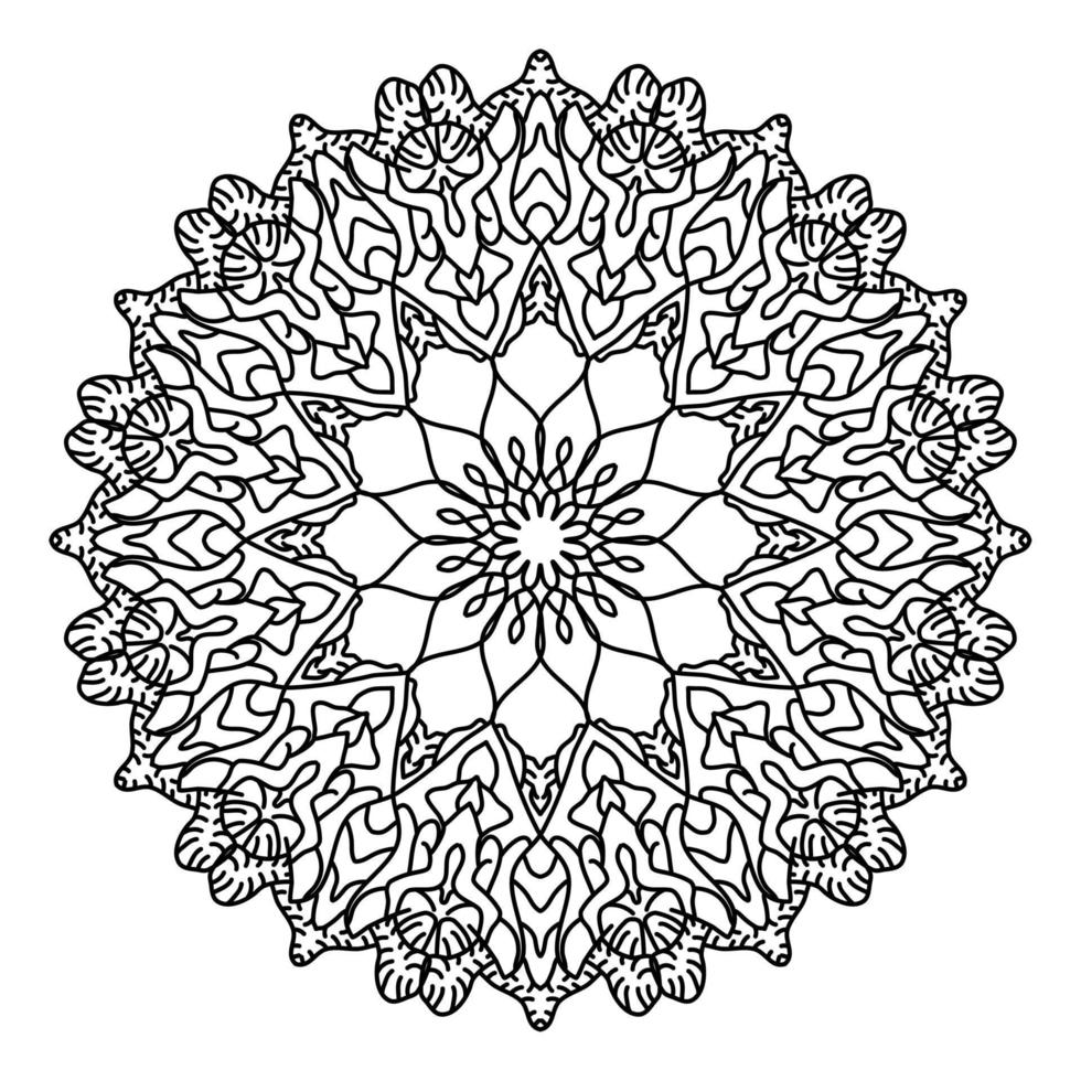 Abstract mandala pattern, good for ornament, floral decoration, or wallpaper background vector