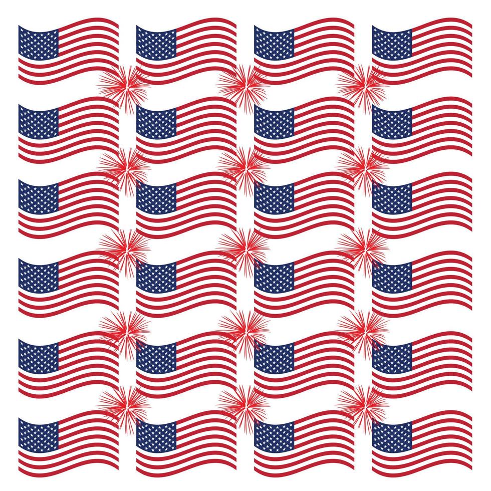 textura de fondo de fondo de bandera de estados unidos vector