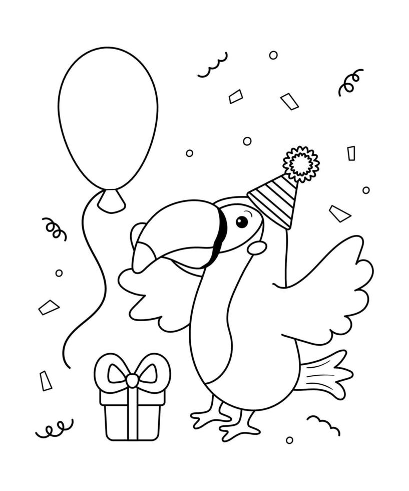 Rainforest Bird Coloring Pages rainforest-bird-coloring-pages