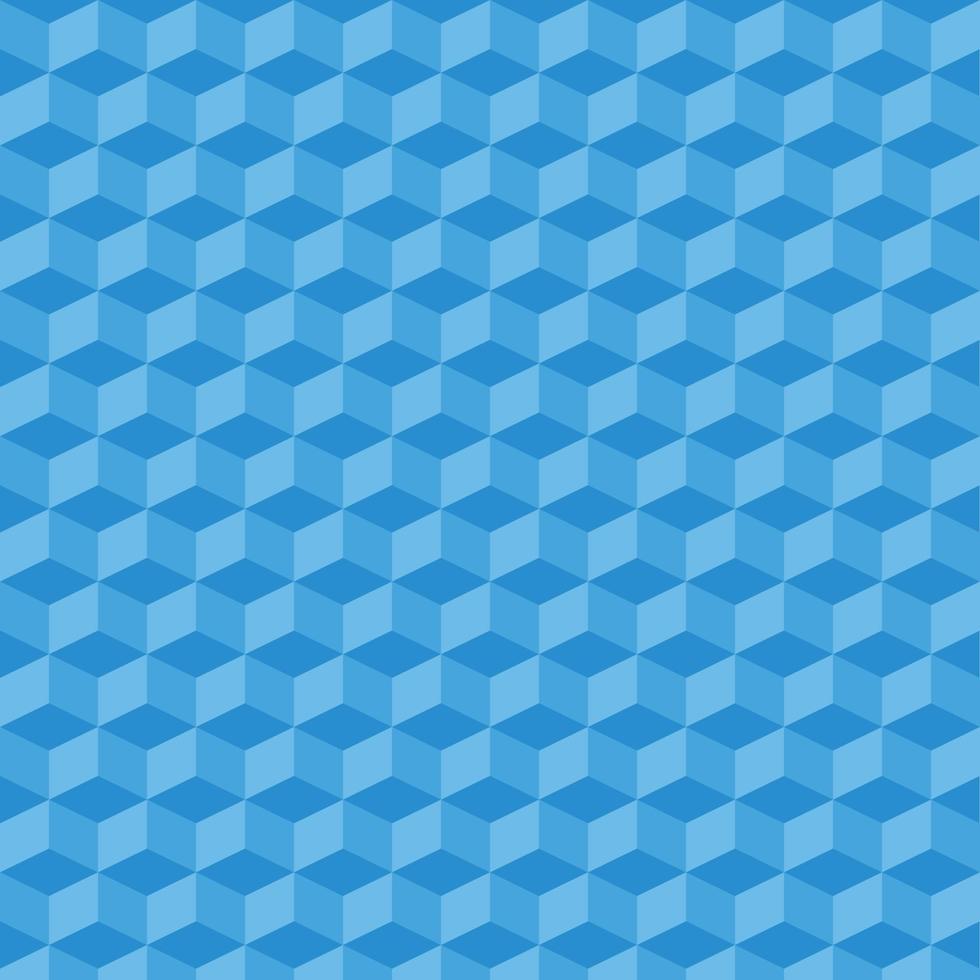 Blue cube collage background. Neatly arranged cube vector. editable vector in EPS10