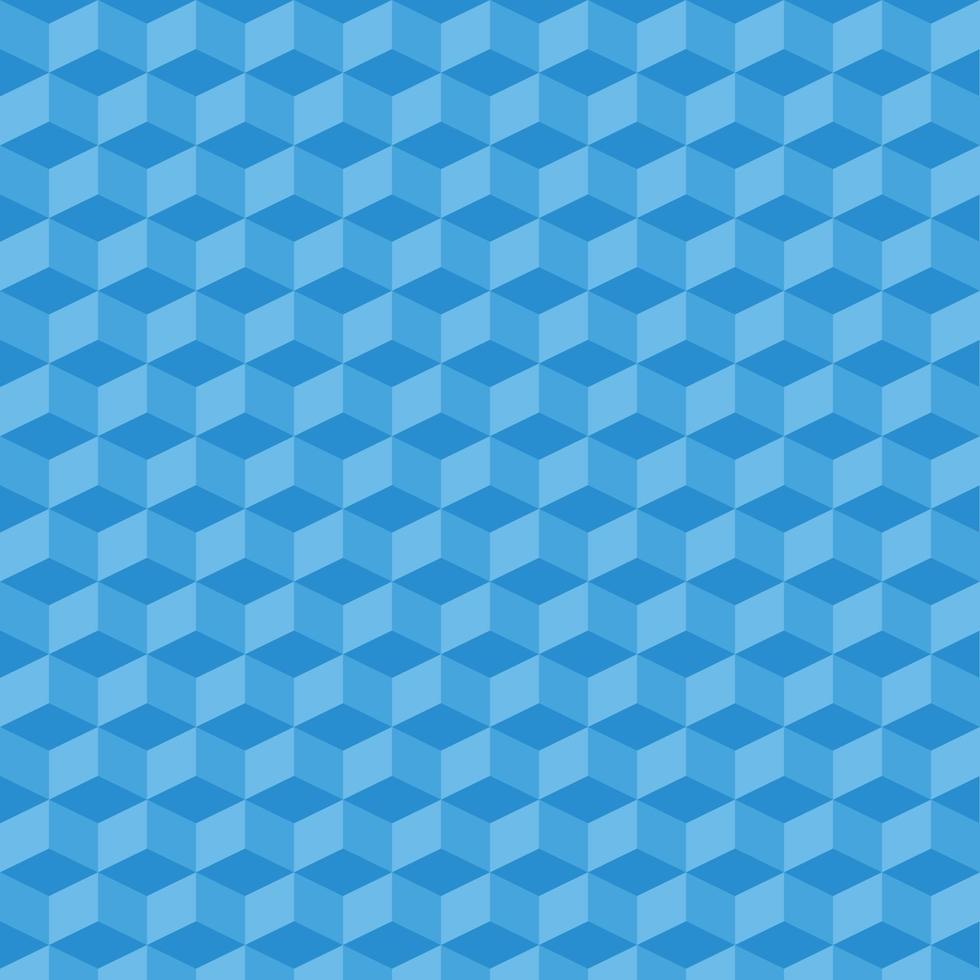 Blue cube collage background. Neatly arranged cube vector. editable vector in EPS10