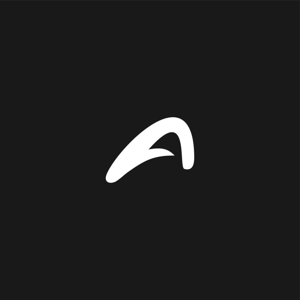 letter A . vector design logo