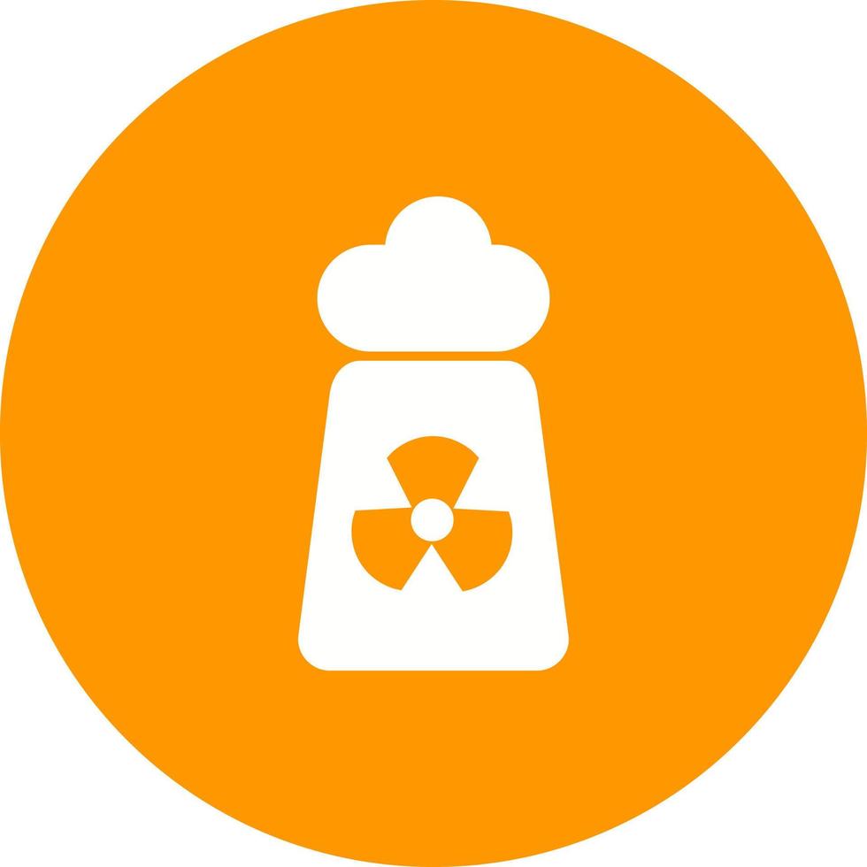 Radiation Circle Background Icon vector