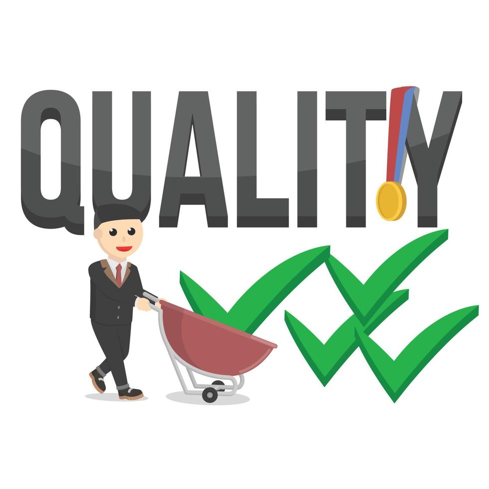 business quality design letter and cartoon  on white background vector