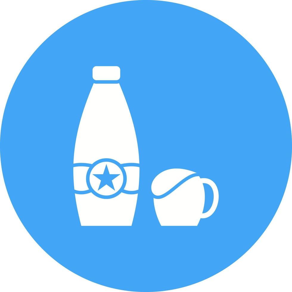 Beer Circle Background Icon vector