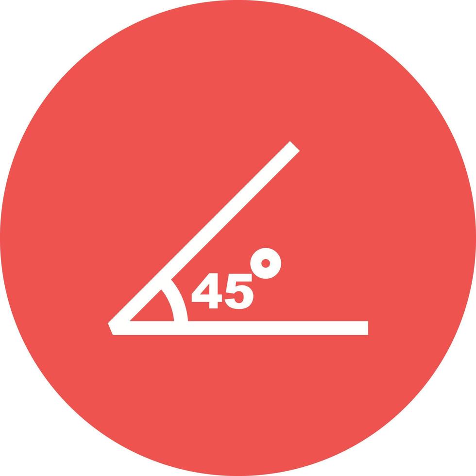 Angle Circle Background Icon vector