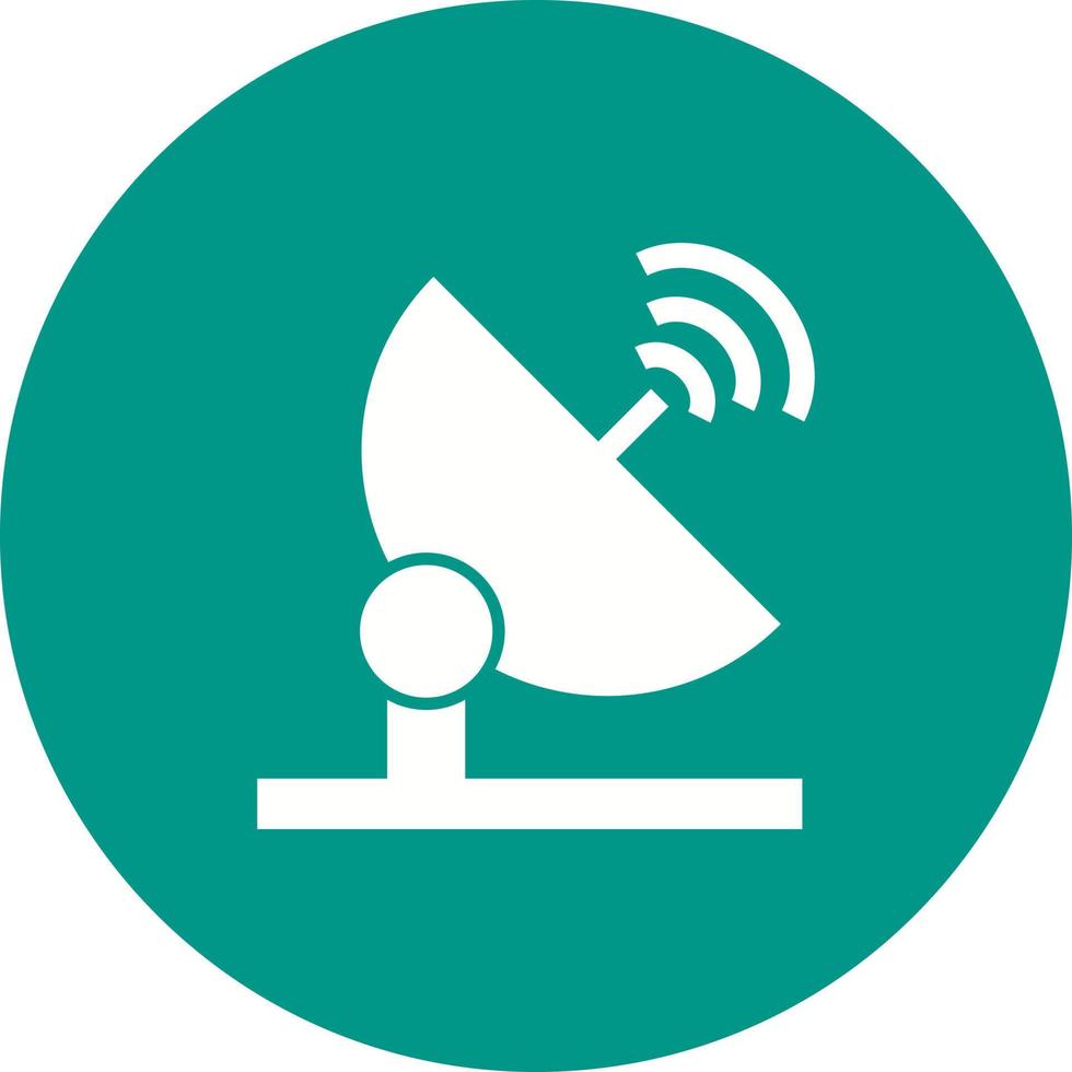 Dish Circle Background Icon vector