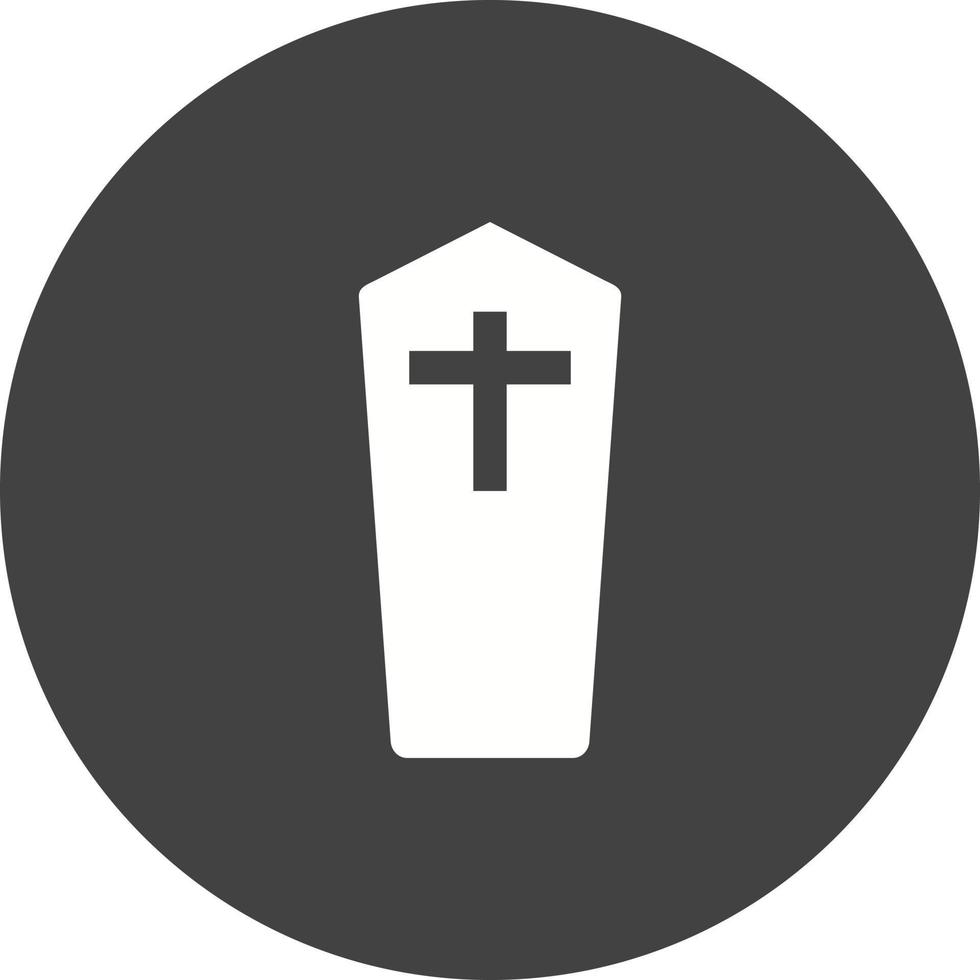 Casket I Circle Background Icon vector