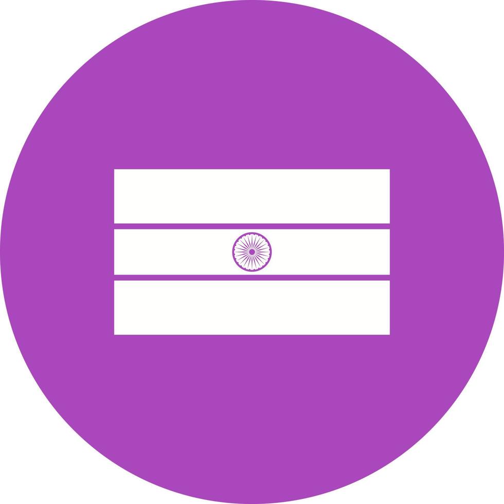 India Circle Background Icon vector