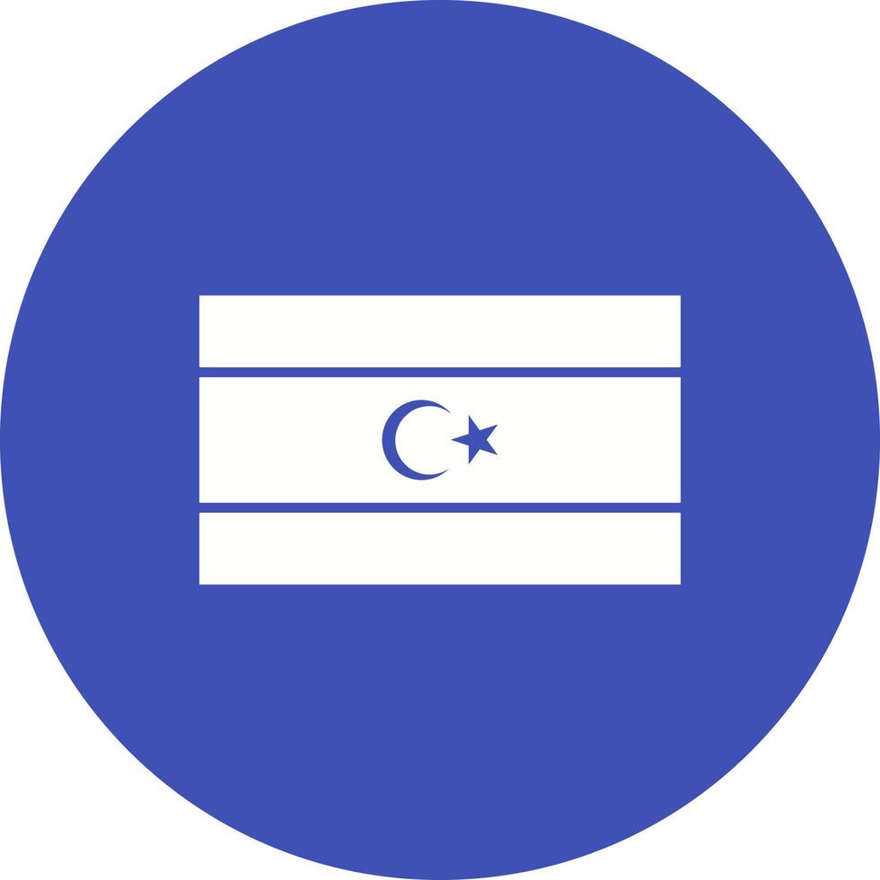 Libya Circle Background Icon vector