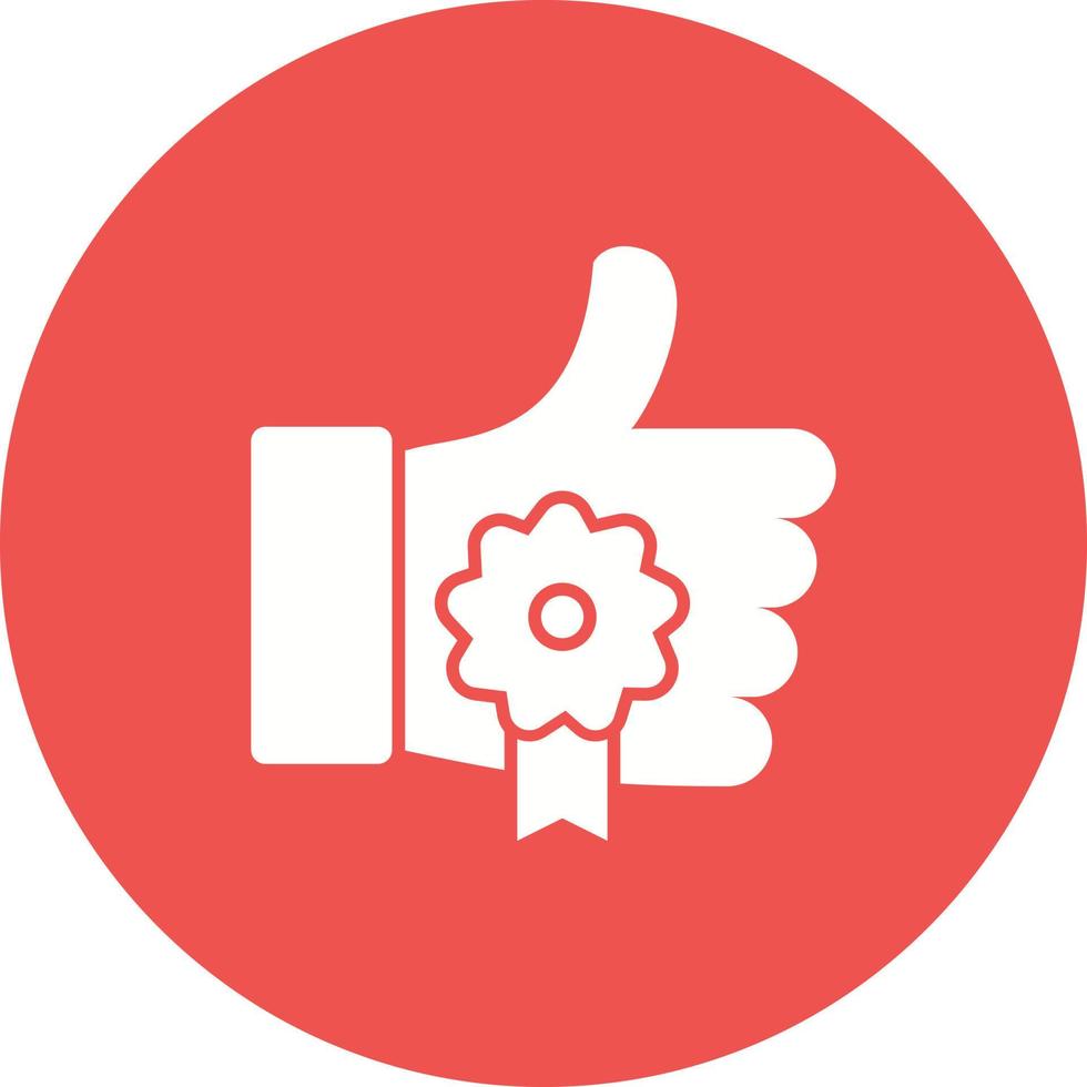 Like Marketing Circle Background Icon vector