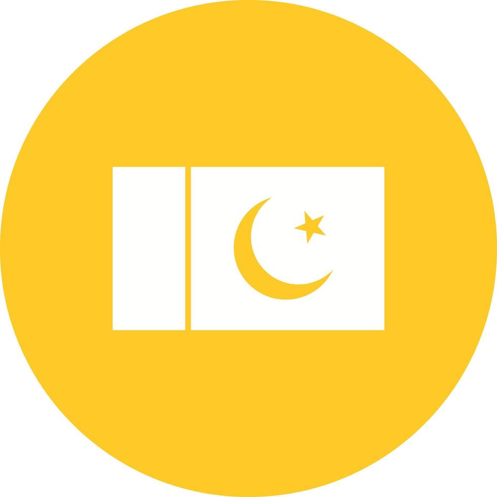 Pakistan Circle Background Icon vector