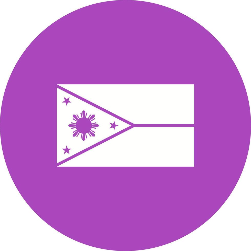 Philippines Circle Background Icon vector