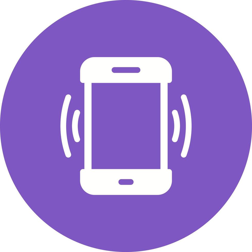 Vibration Circle Background Icon vector