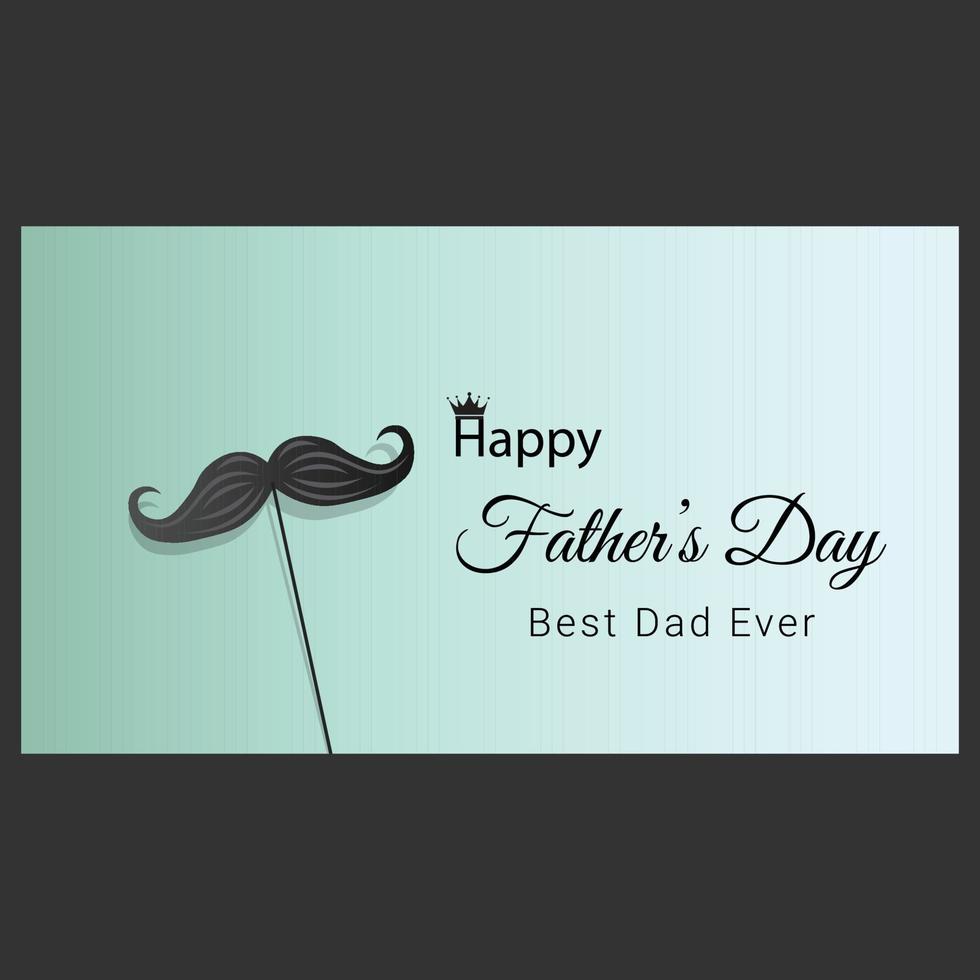 Father's Day Social Media Post vector