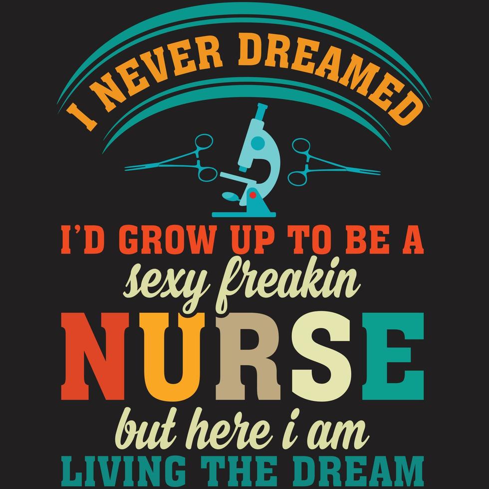 Nursing and RN Graduation Gifts T Shirt vector