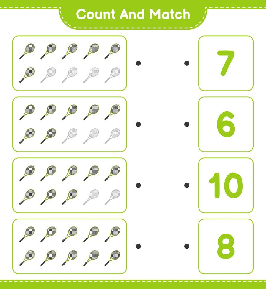 count-and-match-count-the-number-of-tennis-racket-and-match-with-the-right-numbers-educational