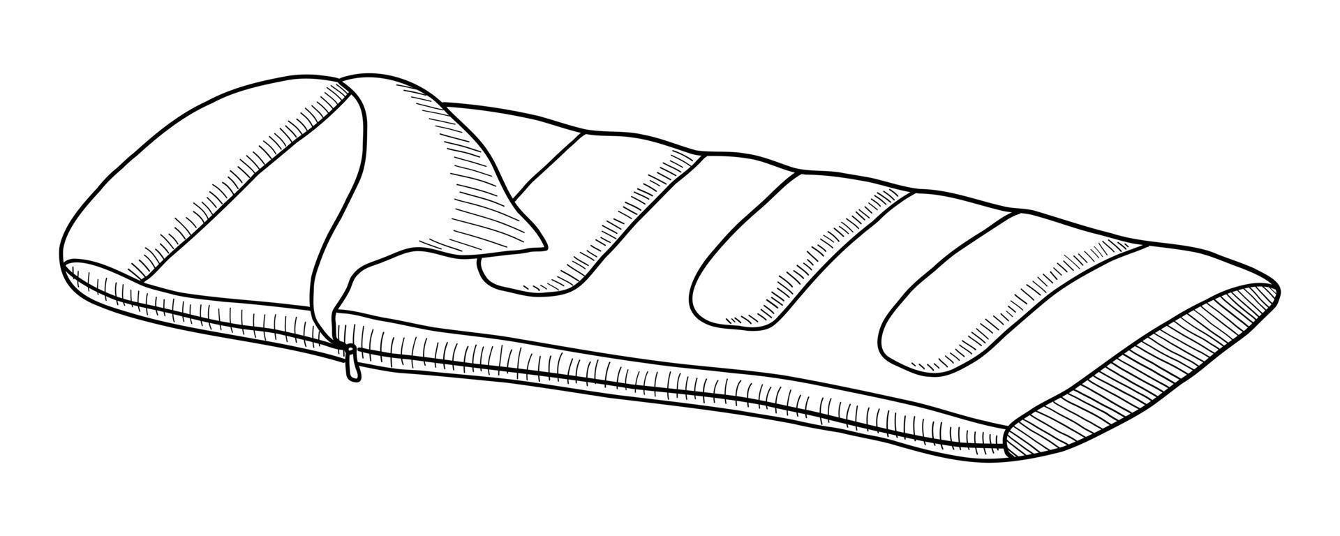 Sleeping Bag Drawing sleeping-bag-drawing